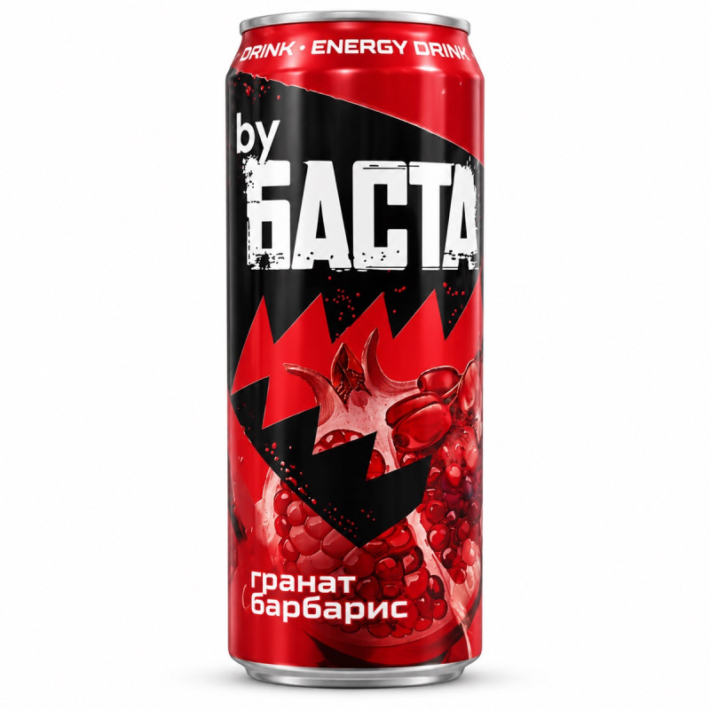 by Баста Энергетический напиток by Баста Гранат-барбарис 450 мл