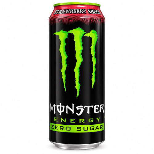 Monster Energy Strawberry Shock Zero Sugar 443 мл Monster Energy Strawberry Shock Zero Sugar 443 мл