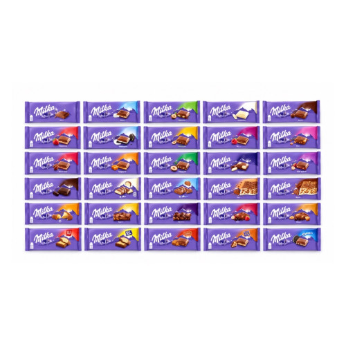 Milka молочный шоколад в ассортименте 100 г Milka молочный шоколад в ассортименте 100 г