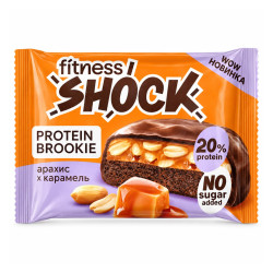 Fitness Shock Protein Brookie Арахис и карамель 50 г