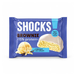 Fitness Shock Brownie Сливочный пломбир 50 г