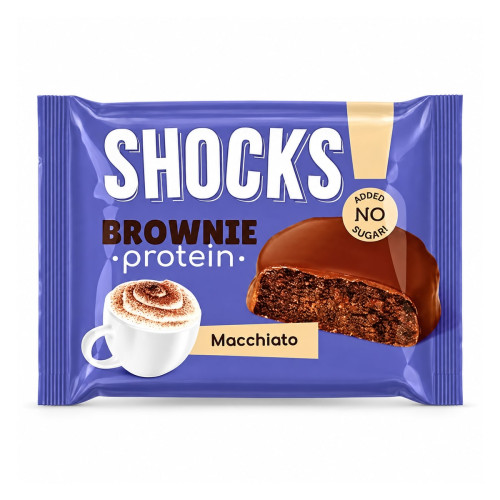 Fitness Shock Protein Brownie Mocaccino 50 г Fitness Shock Protein Brownie Mocaccino 50 г