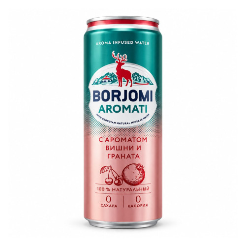 Borjomi Aromati Вишня и гранат 330 мл Borjomi Aromati Вишня и гранат 330 мл