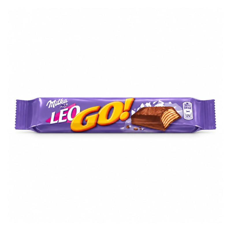 Milka Вафельный батончик Milka Leo Go! 48 г
