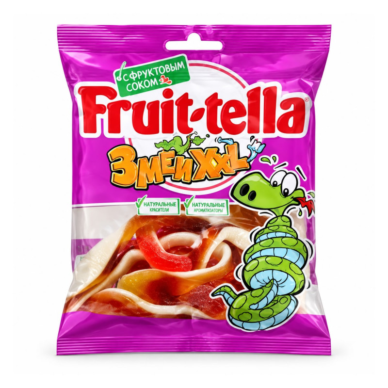 Fruit-tella Мармелад Fruit-tella Змеи XXL 70 г
