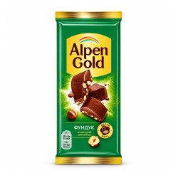 Alpen Gold Шоколад Alpen Gold с фундуком 80 г