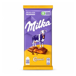 Milka Шоколад Milka с карамельной начинкой 90 г