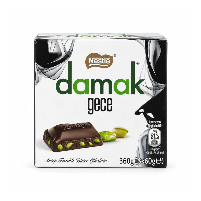 Nestlé Damak Шоколад Nestlé Damak Gece с фисташками 360 г
