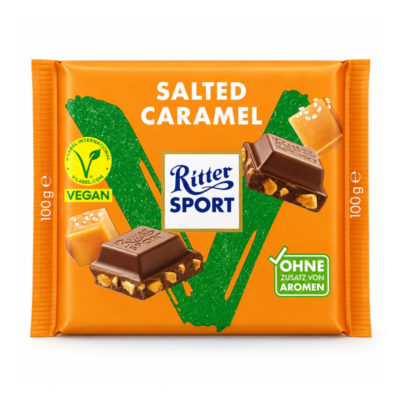 Ritter Sport Salted Caramel молочный шоколад 100 г