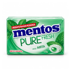 Mentos Pure Fresh Мята жевательная резинка 27 г