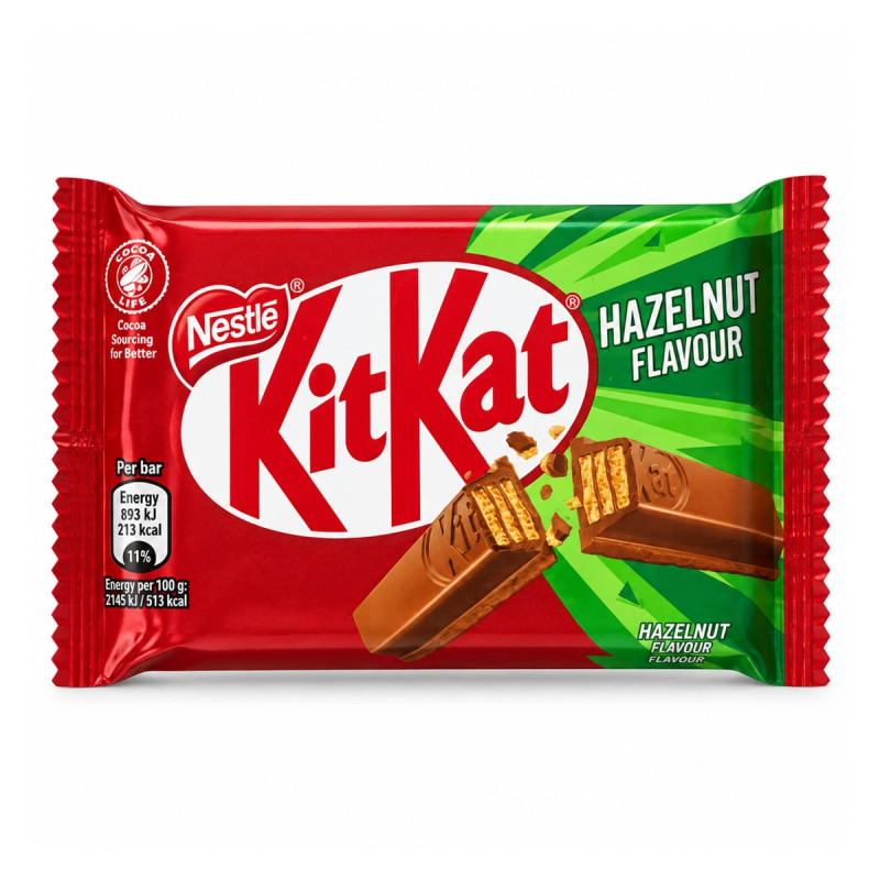 KitKat молочный шоколад с лесным орехом 41,5 г 41.5 г