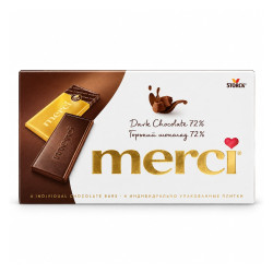 Merci Шоколадные конфеты Merci Dark Chocolate 72% 250 г