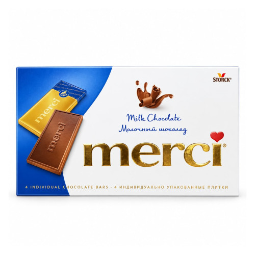 Шоколадные конфеты Merci Milk Chocolate 250 г Шоколадные конфеты Merci Milk Chocolate 250 г