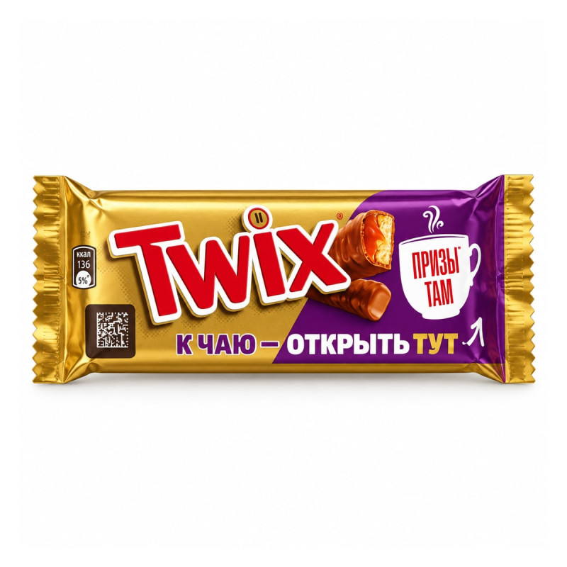 Twix шоколадный батончик 50 г
