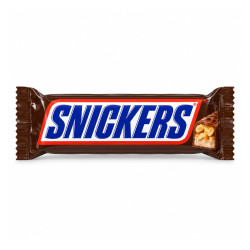 Snickers шоколадный батончик с нугой, карамелью и орехами 50 г