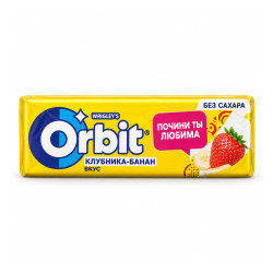 Orbit Жевательная резинка Orbit Клубника-банан 13,6 г 13.6 г