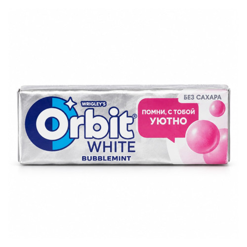 Жевательная резинка Orbit White Bubblemint 13,6 г Жевательная резинка Orbit White Bubblemint 13,6 г