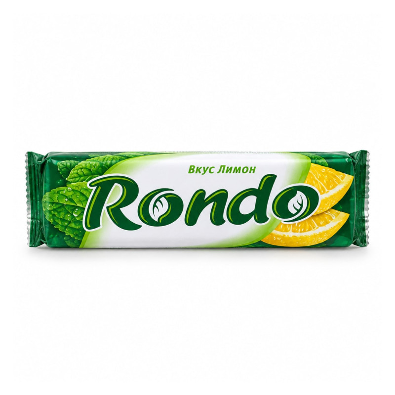 Rondo Жевательная резинка Rondo Лимон 14 подушечек 14 шт.