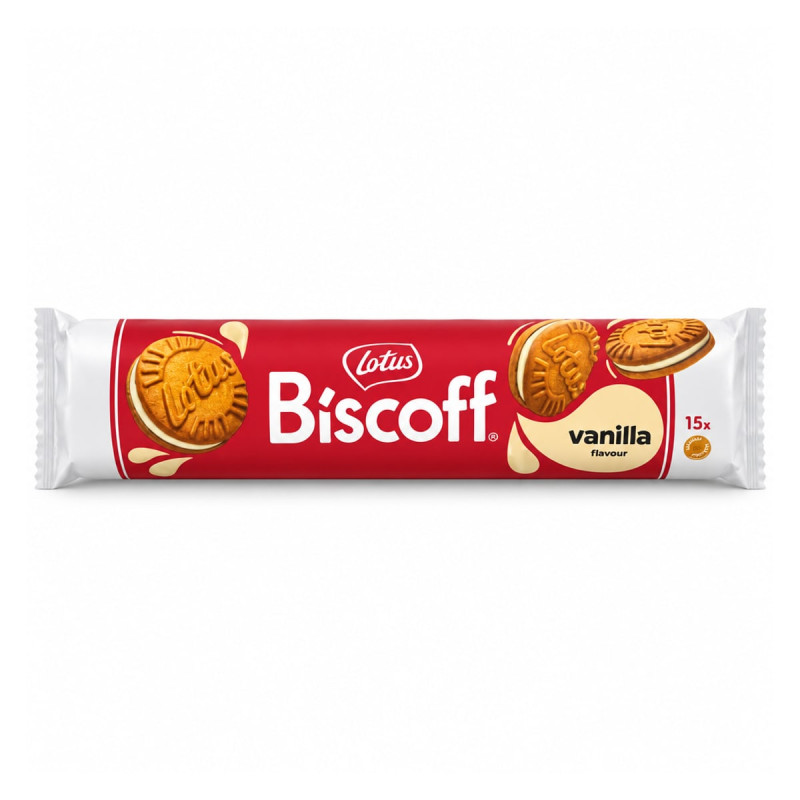 Lotus Biscoff vanilla, печенье с ванильным вкусом, 150 г