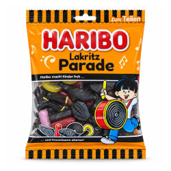 Haribo Lakritz Parade, лакричные конфеты, 175 г
