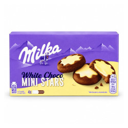 Milka Печенье Milka White Choco Mini Stars 4 шт.