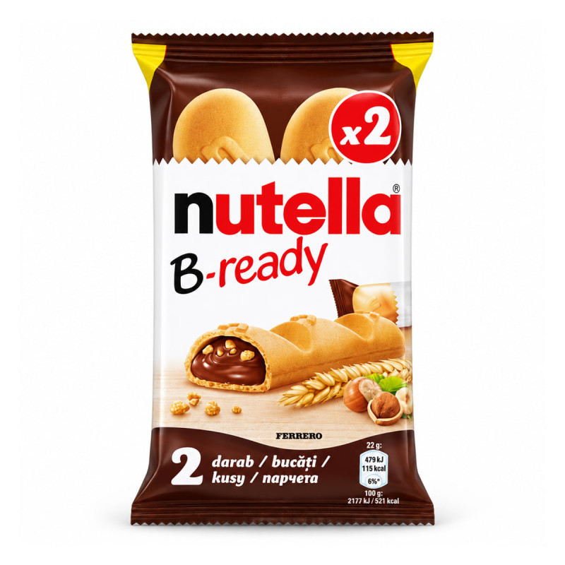 Nutella Вафельные батончики Nutella B-ready 2 шт.