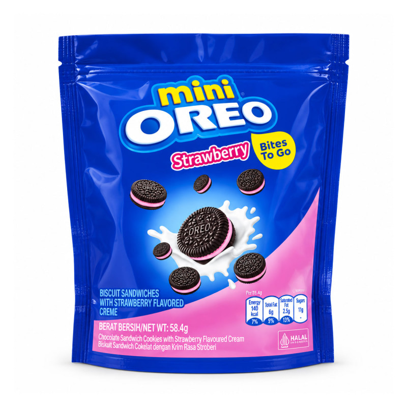 Oreo Печенье Mini Oreo Клубника 58,4 г 58.4 г