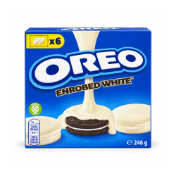 Oreo Печенье Oreo Enrobed White в белой глазури 246 г