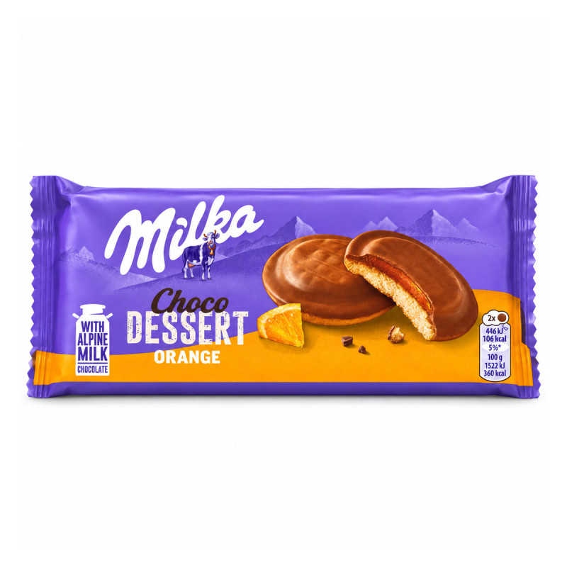 Milka Пирожное Milka Choco Dessert Orange 150 г