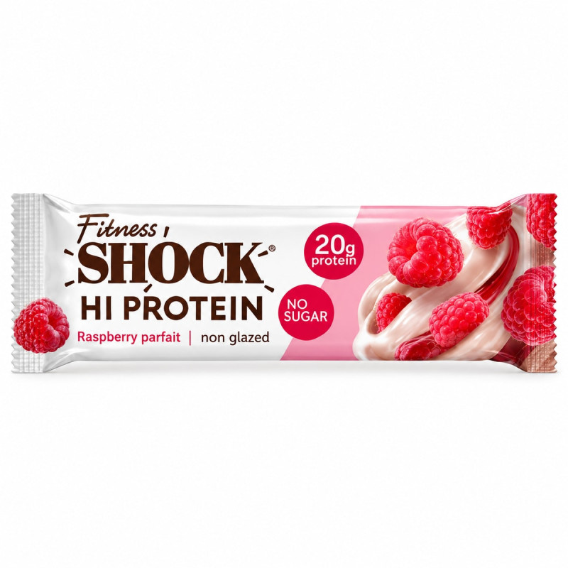 Fitness Shock Батончик Fitness Shock Hi Protein Raspberry 60 г