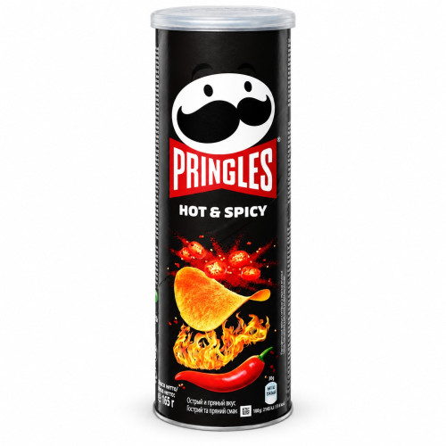 Чипсы Pringles Hot & Spicy 165 г Чипсы Pringles Hot & Spicy 165 г