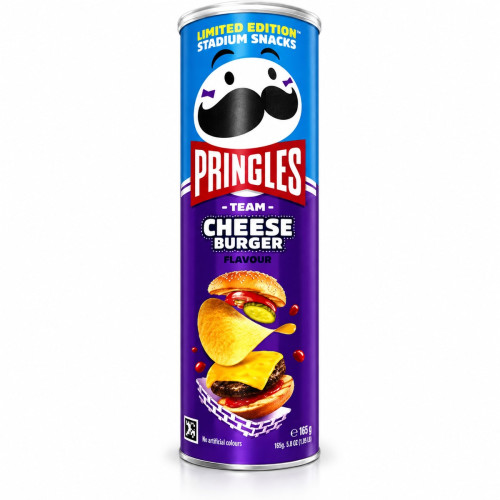 Чипсы Pringles Cheese Burger 165 г Чипсы Pringles Cheese Burger 165 г