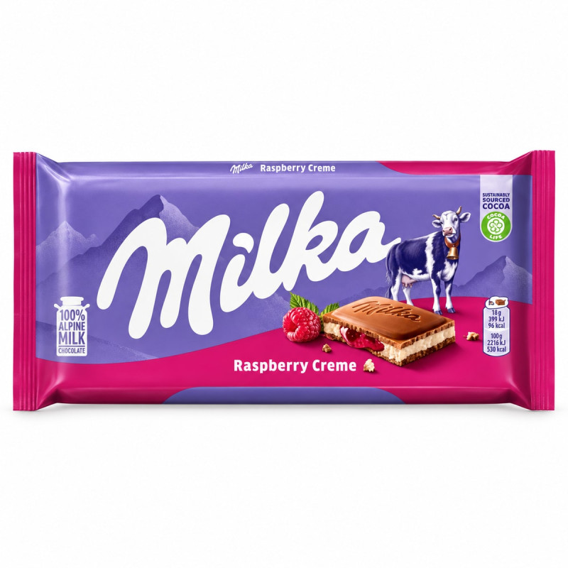 Milka Шоколад Milka Raspberry Creme 100 г