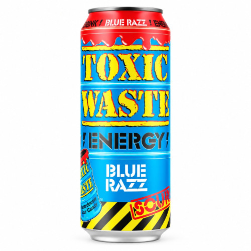 Энергетический напиток Toxic Waste Blue Razz 500 мл Энергетический напиток Toxic Waste Blue Razz 500 мл