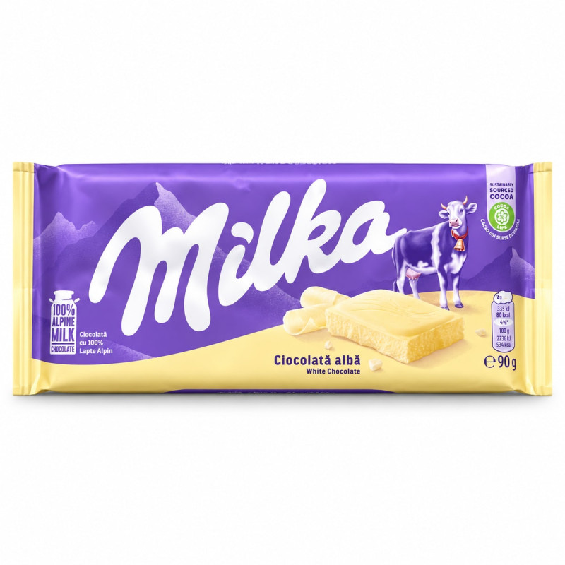 Milka Шоколад Milka White 90 г