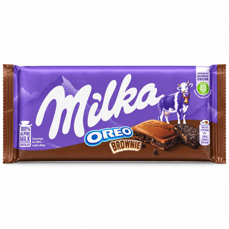 Milka Шоколад Milka Oreo Brownie 100 г