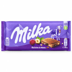 Milka Шоколад Milka Raisins & Nuts 90 г