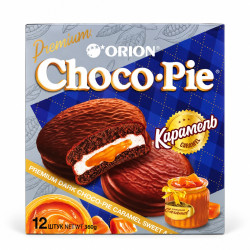 Orion Пирожное Orion Choco Pie Карамель 12 шт. 360 г
