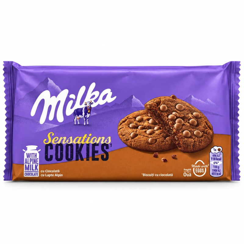 Milka Печенье Milka Sensations Cookies Chocolate 156 г