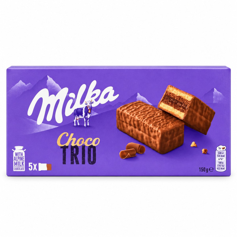 Milka Пирожное Milka Choco Trio 150 г