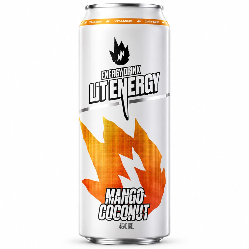 Lit Energy Энергетический напиток Mango Coconut 450 мл