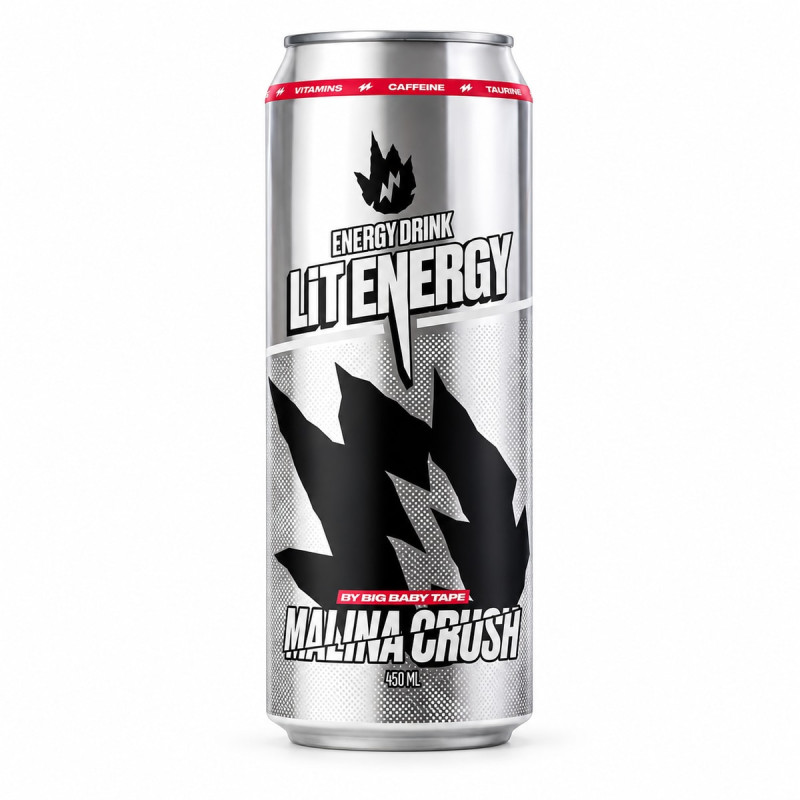 Lit Energy Энергетический напиток Малина Белый Виноград 450 мл