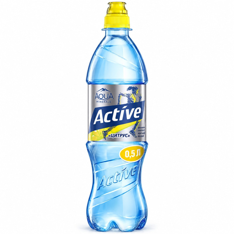 Aqua Minerale Active Напиток Цитрус негазированный 500 мл