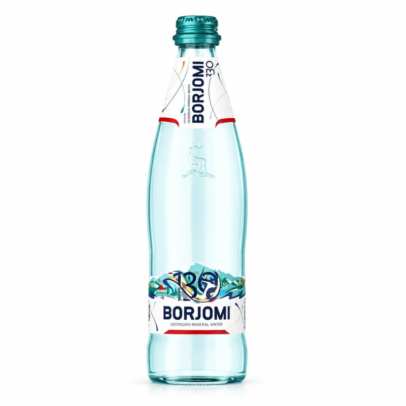 Borjomi Вода минеральная газированная 330 мл