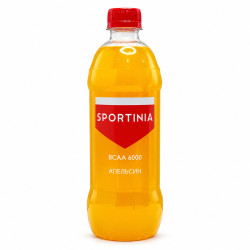 Sportinia Напиток BCAA 6000 Апельсин 500 мл