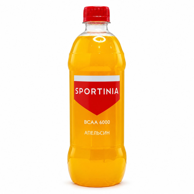 Sportinia Напиток BCAA 6000 Апельсин 500 мл