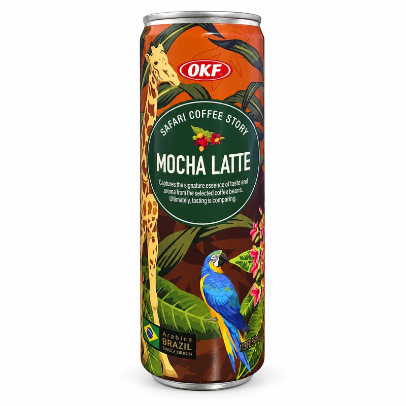 OKF Кофейный напиток Safari Coffee Story Mocha Latte 340 мл