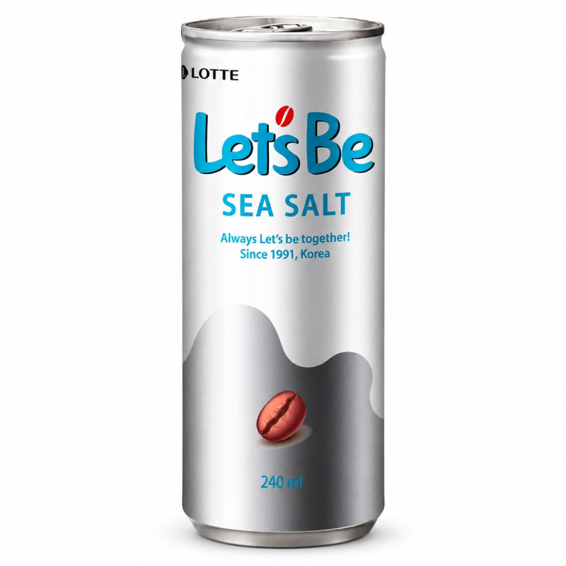 Lotte Кофейный напиток Let's Be Sea Salt 240 мл