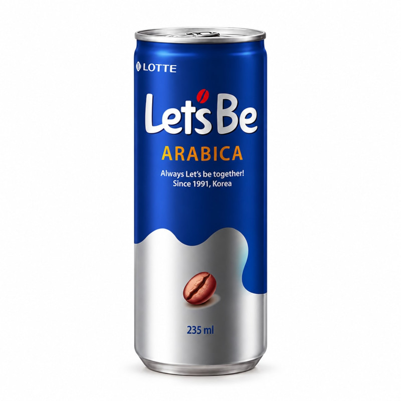 Lotte Кофейный напиток Let's Be Arabica 235 мл