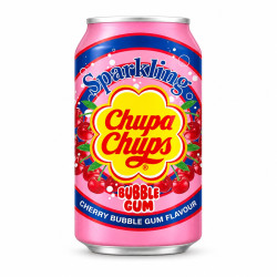 Chupa Chups Газированный напиток Cherry Bubble Gum 345 мл
